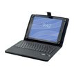 Muvit Universal Keyboard Case - Toetsenbord en foliobehuizing - Bluetooth zwart behuizing