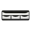 Exacompta Toolbox Mini Glossy - Module de classement à l'horizontale 4 tiroirs - A4+ - noir/blanc brillant