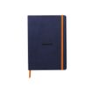 RHODIA Rhodiarama - Carnet souple A5 - 160 pages - pointillés - bleu nuit