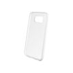 Muvit Crystal Bump - Achterzijde behuizing voor mobiele telefoon - wit, transparant - voor Samsung Galaxy S7 edge