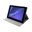 Muvit - Flip cover voor tablet - polyurethaan, polycarbonaat - zwart - voor Sony Xperia Z4 Tablet