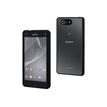 Muvit MFX Myframe - Achterzijde behuizing voor mobiele telefoon - zwart - voor Sony XPERIA Z3 Compact