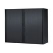 MT - Keukenkast - 2 planken - 2 deuren - zwart