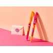 4902505693731-Pilot – FriXion Ball Friends – Stylo effaçable – Encre bleue – Pointe moyenne – Corps rose--1