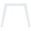 3253310163317-Bureau STEELY Manager - L180 x P100 x H72,5 cm - plateau imitation Chêne clair - Pieds blanc--2