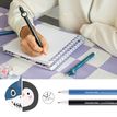 8422593119884-Duo de stylos effaçables requin et pingouin Back2Fun - encre bleue et pointe fine 0,5 mm--5