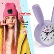 8422593132692-Réveil lapin Back2Fun - format mini - idéal apprentissage de l’heure - pile incluse--7