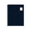 8422593043561-Cahier Miquelrius A5 noir - 100 feuilles 70 g/m² - quadrillé 5×5 - spirale - microperforé 2 trous - pour les--0