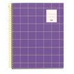 8422593043608-Cahier Miquelrius A5 violet - 100 feuilles 70 g/m² - quadrillé 5×5 - spirale - microperforé 2 trous - pour les n--0