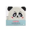 8422593082423-Carnet peluche panda Back2Fun avec visage brodé - format carré 160 pages lignées papier 80 g/m²--4