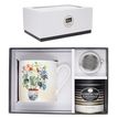 3701763901319-Kiub - Coffret Mug 280 ml avec Sous-Tasse - Porcelaine - Collection Bug Art - 8.1 x 7.7 x 11.7 cm - Disponible dans différ--0