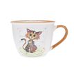 3700572779409-Kiub - Mug bol tasse 550 ml kooks chat mignon porcelaine blanc--0