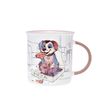 3700572808055-Kiub - Mug timbale droit chiot gourmand 360ml - Collection kooks porcelaine--0