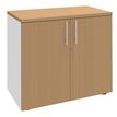 Burocean PRO - keukenkast - 1 planken - 2 deuren - beuken, parelwit