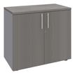 Burocean PRO - Keukenkast - 2 deuren - aluminium, grijs eiken