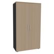 Burocean PRO - Keukenkast - 2 planken - 2 deuren - licht eiken, antraciet