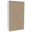 Burocean PRO - Keukenkast - 2 planken - 2 deuren - licht eiken, parelwit