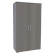 Burocean PRO - Keukenkast - 4 planken - 2 deuren - aluminium, grijs eiken