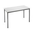 Table modulaire rectangulaire - L120 x H74 x P60 cm - gris clair