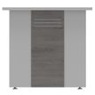Burocean Dual - Desk side panel cover - grijs eiken