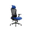 0404051891172-OfficePro Designer - Fauteuil de bureau - accoudoirs - noir, bleu-Left-angle-0