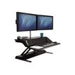 0043859730810-Fellowes Lotus DX - Poste De Travail Assis-Debout - noir-Left-angle-1