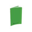 Conquérant Sept - Cahier polypro 24 x 32 cm - 192 pages - grands carreaux (Seyes) - vert