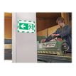 4005546406589-Durable Duraframe Magnetic Security - Cadre d'affichage magnétique bicolore - A4 - vert/blan-Left-angle-9