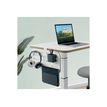 4002432138449-Leitz Ergo Small - Pegboard desk organizer - carte MDF - blanc-Right-angle-7