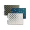 3130630162964-Exacompta Neo Deco - Album photo spiralé - 50 pages - 32 x 22 cm - bleu-Front-0