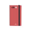3664447206042-Oberthur Néa Flex 16 Pocket - Agenda - semainier - 89 x 165 mm - papier blanc - couverture rouge -Front-0