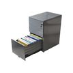 3219091962204-Caisson bout de bureau - 3 tiroirs - 69 x 41,6 x 74,6 cm - blanc-Right-angle-1