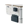 4002432138449-Leitz Ergo Small - Pegboard desk organizer - carte MDF - blanc-Right-angle-0