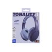 3303170117576-T'nB TONALITY - Casque avec micro - sans fil, filaire - jack 3,5mm - isolation acoustique - bleu m-Front-5