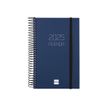 8422952385981-Finocam Opaque - Agenda - 2025 - 1 jour par page - reliure à spirale - E5 - 117 x 181 mm - bleu --Front-0