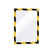 DURABLE DURAFRAME MAGNETIC SECURITY - Soporte de documentos - para A4 - magnético - amarillo/negro (paquete de 5)