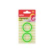 8410782196655-APLI kids - Highlighter tape - 2 pièces - 6 mm x 5 m - bleu fluorescent, vert fluorescent, rose fluorescent, jaune fl-Front-4