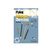 3329689757003-Bloc 15 feuilles - A5 - 250g - bleu denim - Clairefontaine-Front-0
