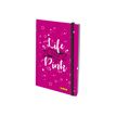 Online - Carnet Bullet Journal - A5 (14,5 x 21 cm) - 144 pages - pointillé - life is better in pink