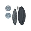 4002432134793-Leitz Ergo Active - Chaise à billes - ergonomique - housse en tissu - gris foncé-Front-16