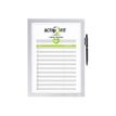 4005546407043-Durable Duraframe Note - Cadre d'affichage adhésif - A4 - argent - avec porte-stylo-Front-1