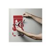 4005546406596-Durable Duraframe Magnetic Security - Cadre d'affichage magnétique bicolore - A4 - rouge/bl-Left-angle-13