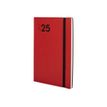 8422952384250-Finocam - Agenda - 2025 - semainier - Y10 - 140 x 204 mm - rouge - polyuréthane (PU)-Right-angle-0