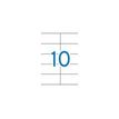 8410782012788-APLI PAPER - Auto-adhésif - blanc - 57 x 105 mm 1000 unités (100 feuille(s) x 10) étiquettes-Front-1