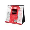 8422952380382-Finocam - Calendrier - de bureau - 2025 - mois à afficher - S - 190 x 190 mm - daté-Right-angle-0