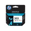 1907805709994-HP 303 - couleur (cyan, magenta, jaune) - Cartouche d'encre originale-Front-11