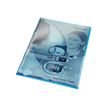 Leitz Premium - Pochette coin - A4 - 40 feuilles - bleu transparent