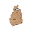 Logistipack XS - 15 boîtes d'expéditions - 24.5 cm x 14.5 cm x 3.3 cm - brun 