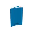 3020120108612-Conquérant Classique - Cahier polypro 24 x 32 cm - 96 pages - petits carreaux (5x5mm) - bleu-Left-angle-0