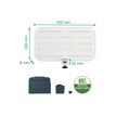 4002432138449-Leitz Ergo Small - Pegboard desk organizer - carte MDF - blanc-Front-9